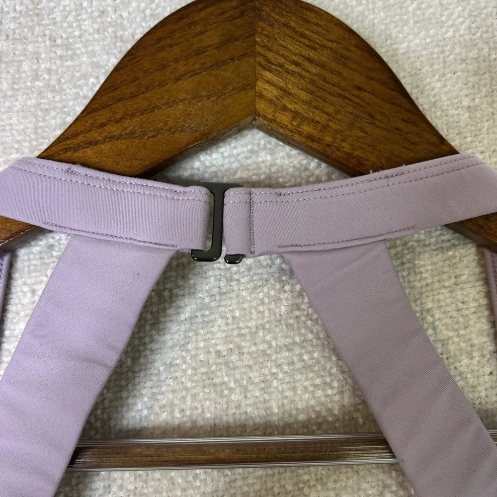 Halara Softly Zero Airy Backless Twisted Flare Dance Active Dress Purple S Small